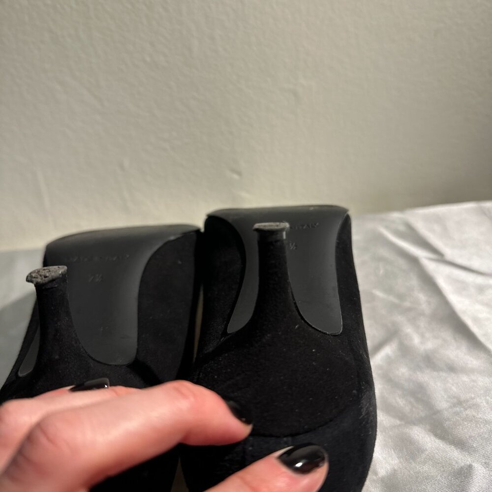 Everlane Black Suede Heels – Size 7.5 - Picture 7 of 7